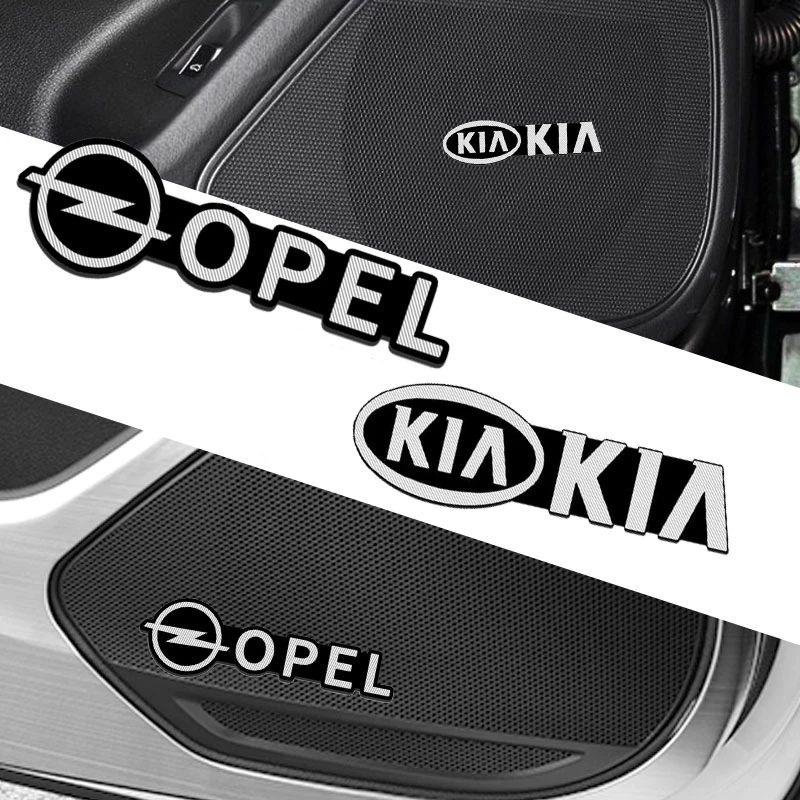 Автомобильная аудиосистема наклейка стерео значок аксессуары для Kia Rio 3 K2 Ceed Cerato