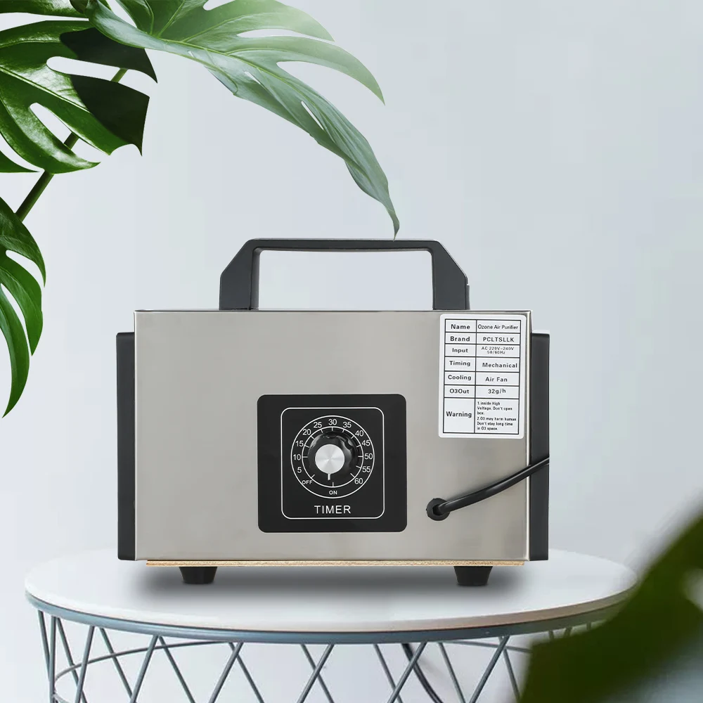 

PCLTSLLK Air Purifier Ozone Generator 32g 10g Deodorant Disinfection Air Purifier With timer cleaner Sterilization Equipment