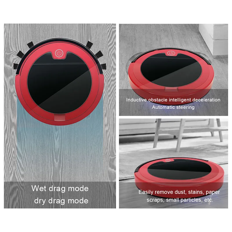 

Multifunctional Smart Floor Cleaner 3-In-1 Rechargeable Smart ing Robot Dry Wet ing Vacuum Cleaner