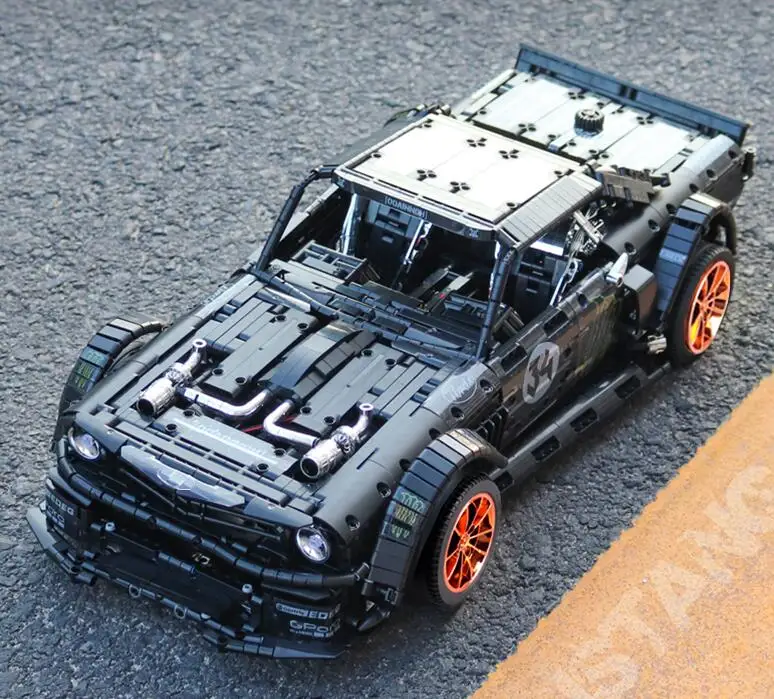 23009 Ford Mustang Hoonicorn гоночный автомобиль Ft Technic 20102 MOC-22970 строительные блоки кирпичи Детский обучающий игрушки