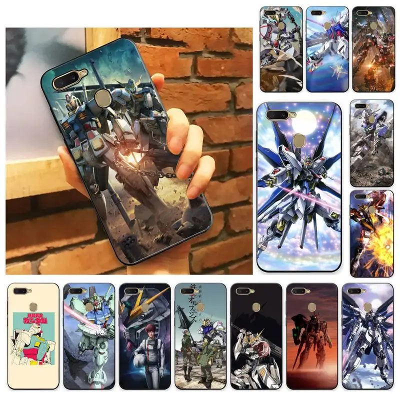 

YNDFCNB GUNDAM Phone Case Case For Oppo A9 Realme C3 6Pro Cover For vivo Y91C Y17 Y19 Protective Back Cover