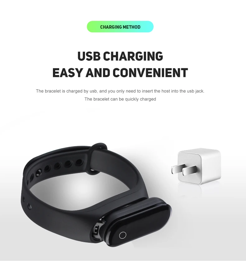 2019 M4 Смарт часы с встроенным телефоном mi Группа 4 браслет Фитнес трекер band Цвет