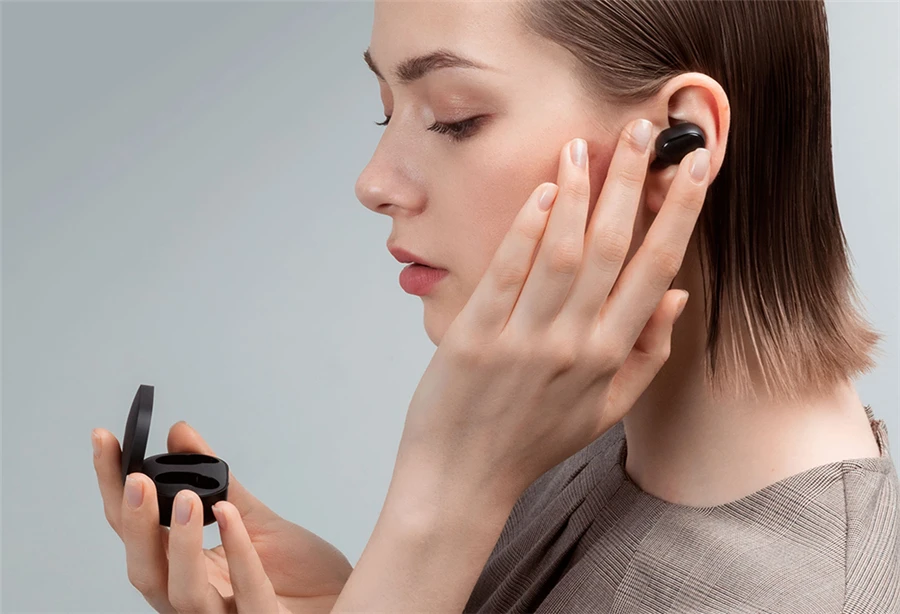 TWS-стереонаушники Xiaomi Redmi Airdots S с поддержкой Bluetooth 5 0 и ИИ-управлением | Электроника