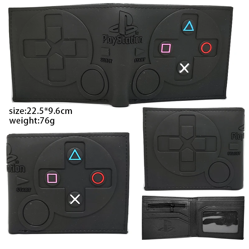 Кошелек "PlayStation" игра мультфильм аниме-кошелек на молнии монета Карманный держатель для карт для детей Мужчины Женщины подарок carteira Кожаные Кошельки - Цвет: N-08