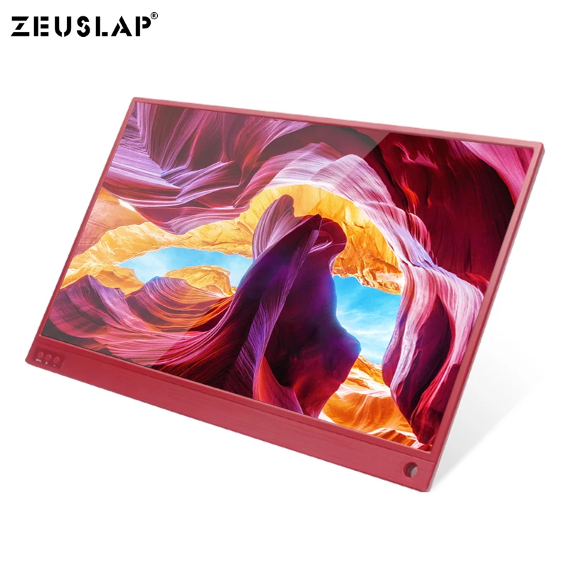 Ультратонкий портативный lcd hd сенсорный монитор 15,6 usb type c hdmi для ноутбука, телефона, xbox, переключателя и ps4 портативный lcd игровой монитор