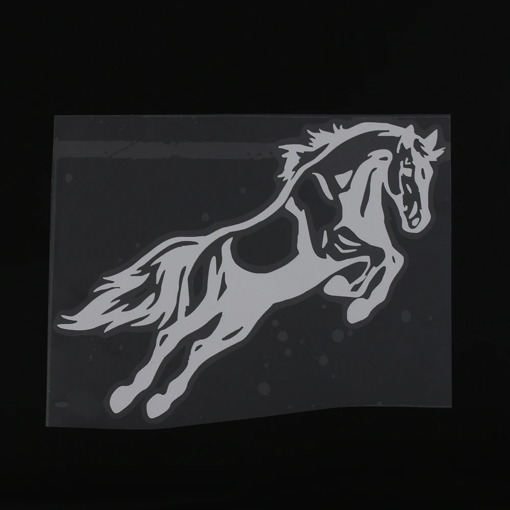 

Car Sticker Waterproof Stickers Jumping Horse Decoration Motorcycle Decoration Car Bumper Window Vinyl Decal,19CM*15CM