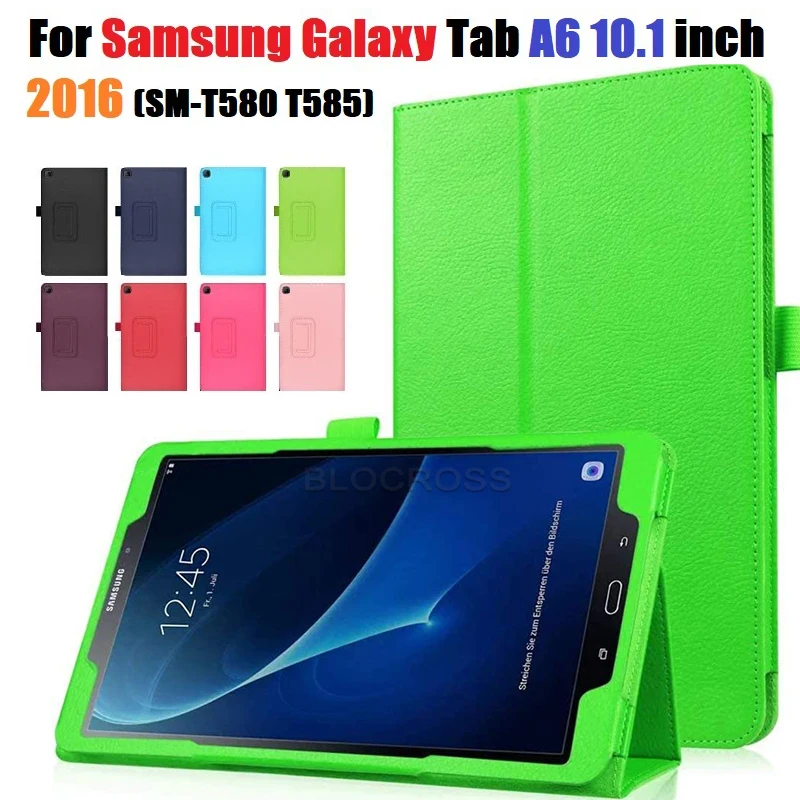 

For Samsung Galaxy Tab A6 2016 Case SM-T580 T580N Slim Magnet Stand Cover for Samsung Galaxy Tab A6 10.1inch tablet with Stylus