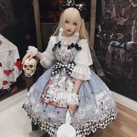 gothic lolita dress japanese vintage soft girl sleeveless harajuku jsk dress women victorian princess suspender dresses vestidos