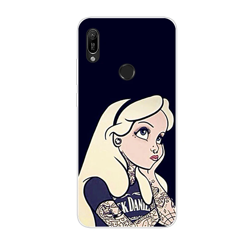 A 6,09 ''для huawei Y6 Мягкий силиконовый чехол TPU чехол для телефона Coque huawei Y6 чехол Y 6 6Y модное тонкое дно