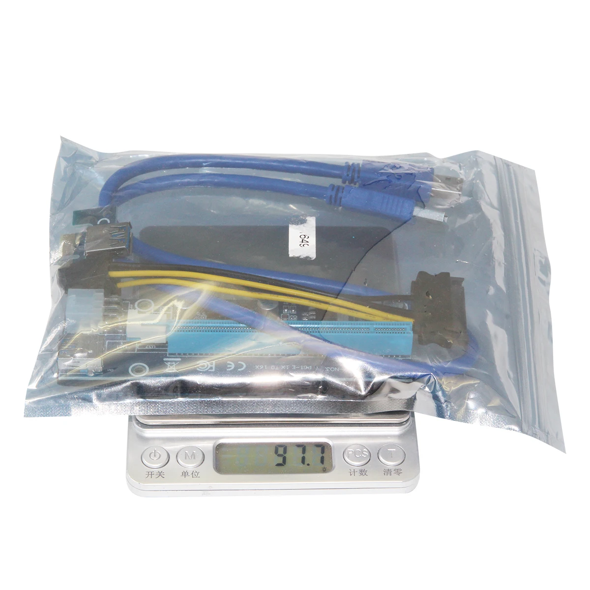 

tebe 10pcs/lot USB 3.0 PCI-E Riser VER 006C Express 1X 4x 8x 16x Extender pcie Riser Card Sata 15Pin to 6 Pin Power Cable