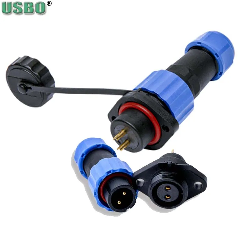 

Factory direct SP21 2p 3p 4p 5p 7p 9p 12p flange round Waterproof Aviation Plug Connector Electrical Air Plug Socket