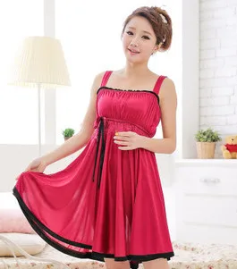 

New Arrival Fashion Sexy Women Silk Nightgown,Hot Sale For ladies for summer Sleepwears