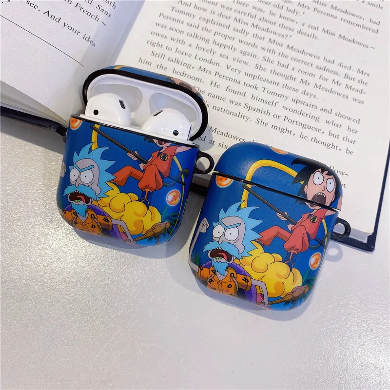 Рик Санчез и Морти Смит кроссовер Dragon Ball чехол для наушников для Apple Airpods 1/2 Мягкий ТПУ защитный чехол для наушников чехол s