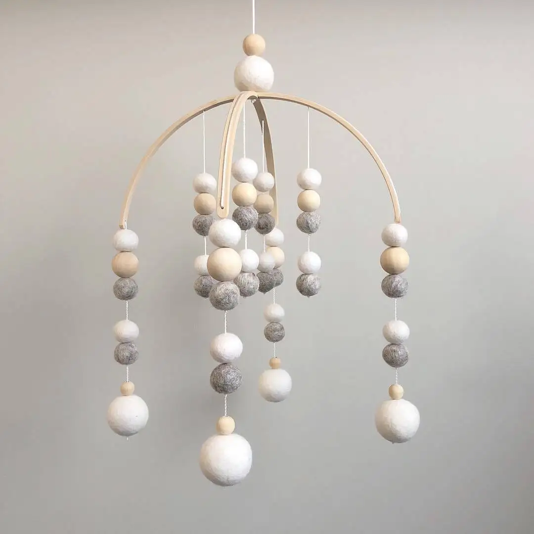 Скандинавский фетровый шар ручной работы Ins подвесные украшения для детской