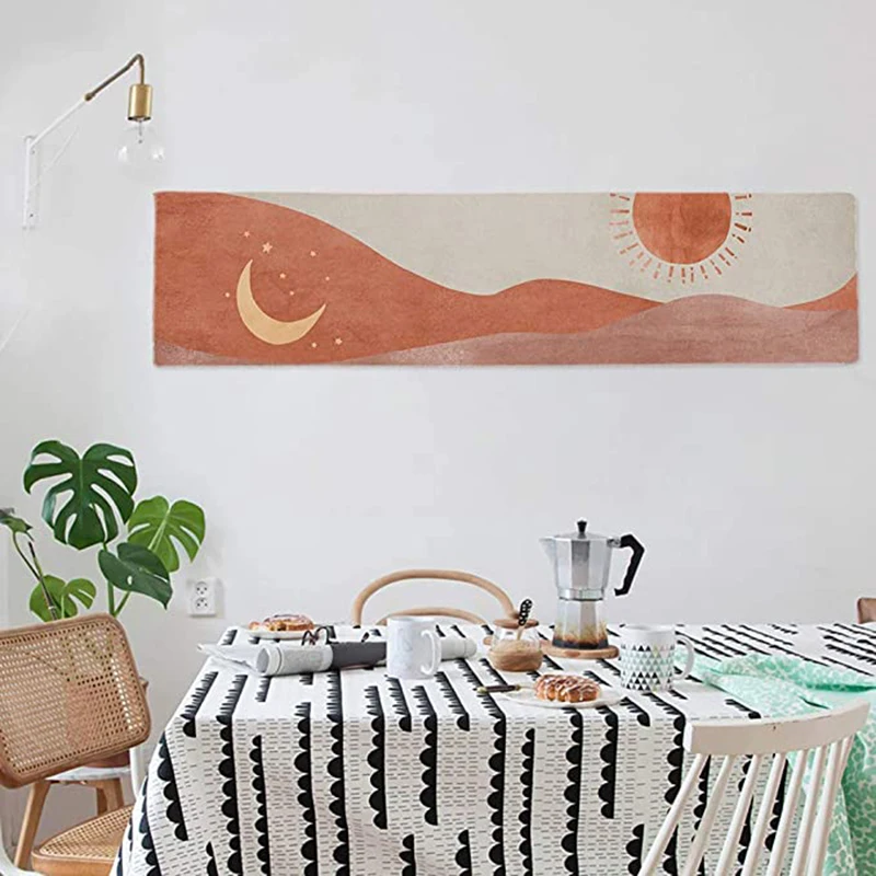 Abstract Art Moon Phase Tapestry Cute Wall Hanging for Bedroom Living Room Decor | Дом и сад