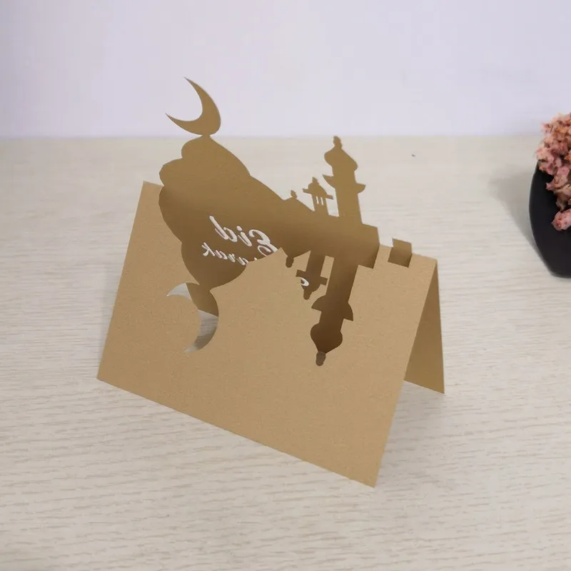 2021 ИД Мубарак Рамадан Ближний Восток церковные сиденья карты лазерный полые