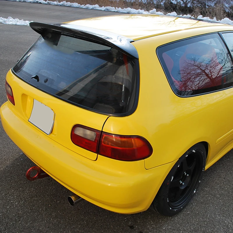 Стиль ложка утконоса из стекловолокна для Honda Civic EG 92-95 спойлер на багажник