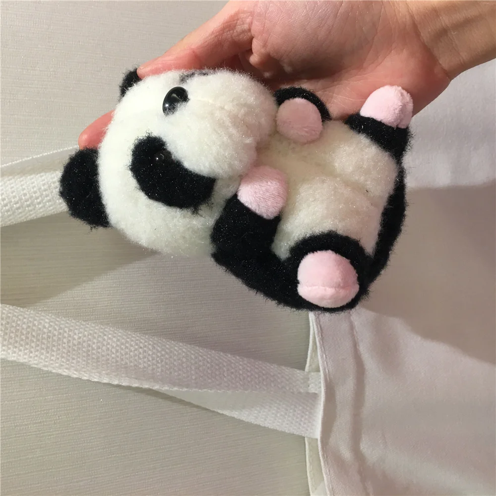 Милая Мягкая панда 11 см аксессуары кукла в подарок декоративная плюшевая