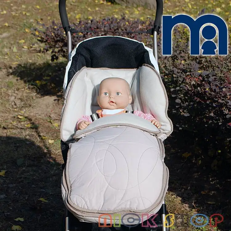 Качественный толстый зимний детский теплый спальный мешок чехол для коляски