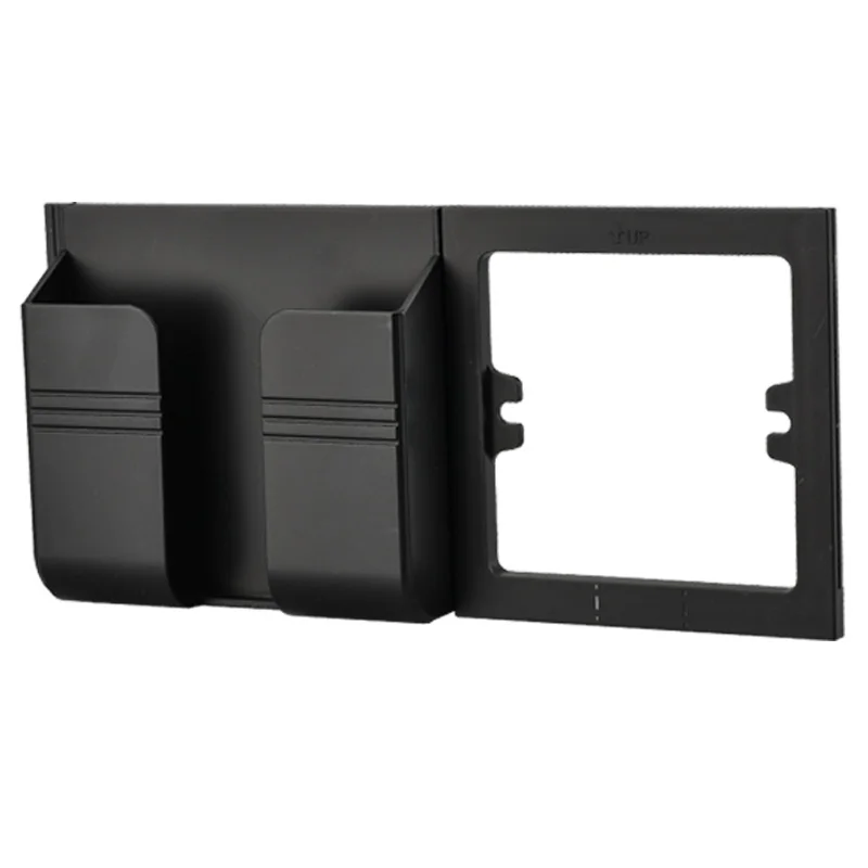 Dual USB Charging Port 16A Wall EU Russia Socket Power Outlet Glass Panel PC Black Color | Обустройство дома