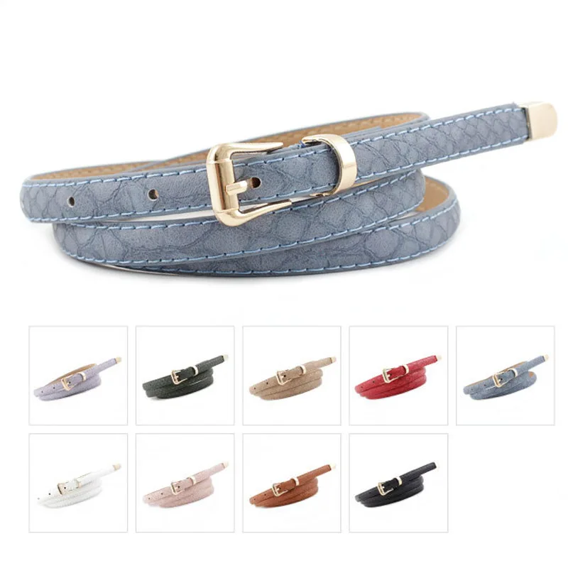 

Женский тонкий ремень со змеиным узором, вечерние дизайнерские декоративные ремни из искусственной кожи с пряжкой на поясе