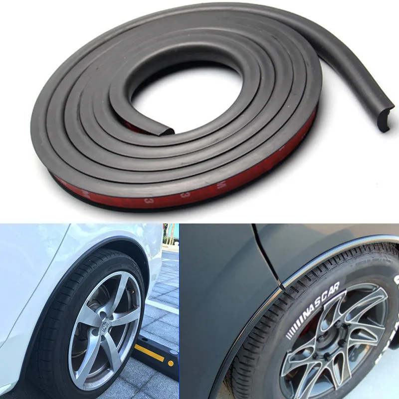 

Soft Mudguards Wheel Eyebrow Stripe Automotive Rubber Wheel Eyebrow Fit For Citroen Grand C4 Picasso