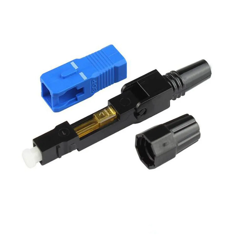 SC UPC волоконно оптический Быстрый Соединитель 100 быстрый соединитель blue Fiber FTTH