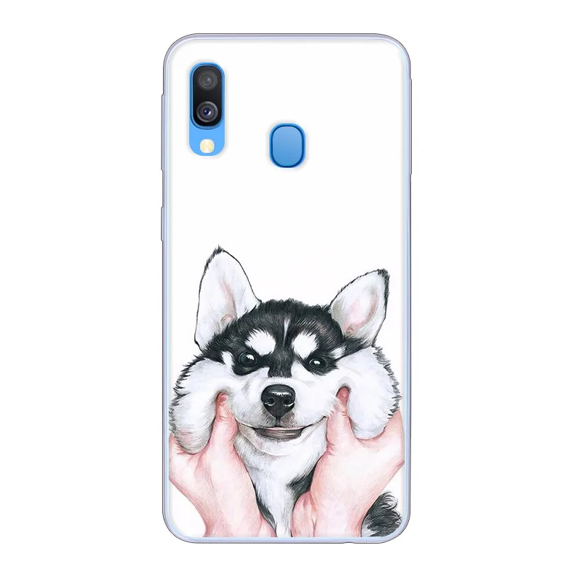 Мягкий силиконовый чехол ТПУ для samsung Galaxy A40, чехол s с мультяшным животным, нарисованная задняя крышка, чехол для samsung A40 A 40, бампер для телефона 5,9 - Цвет: 53