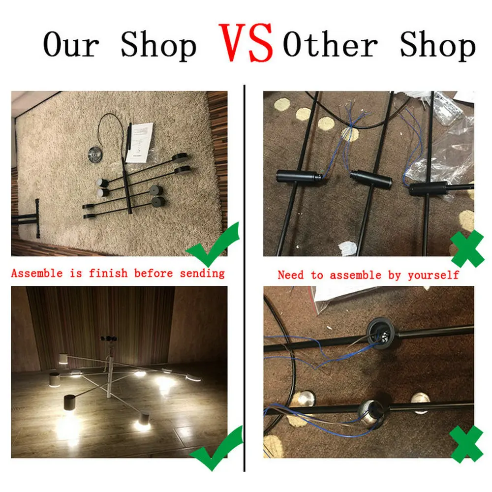 Современная светодиодная люстра черного золота белого потолка Подвесные