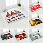 2022, новый год, искусственный ковер для дома 40x60 см, мягкий искусственный ковер, Санта-Клаус, рождественский подарок, Счастливого Рождества