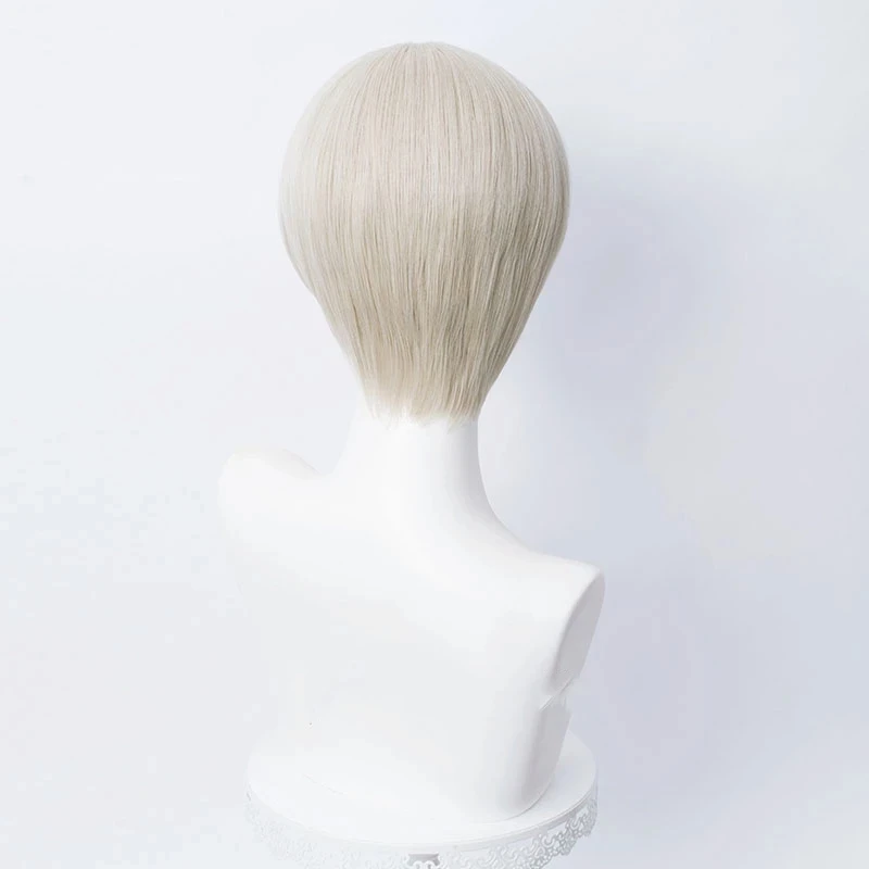 Парики для косплея аниме короткие белые сапоги Хэллоуина