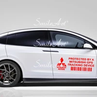 mitsubishi car brands gps tracking device security stickers car sticker decal decor mural vinyl covers