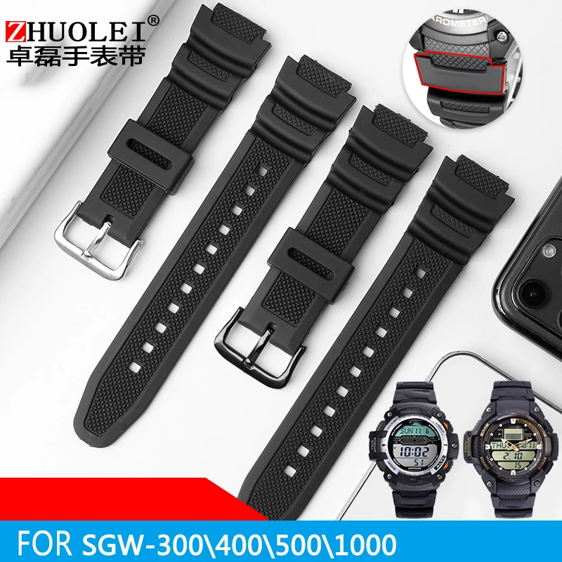 Силиконовый ремешок для часов с Часы наручные горного туризма аксессуары sgw 300 / 400