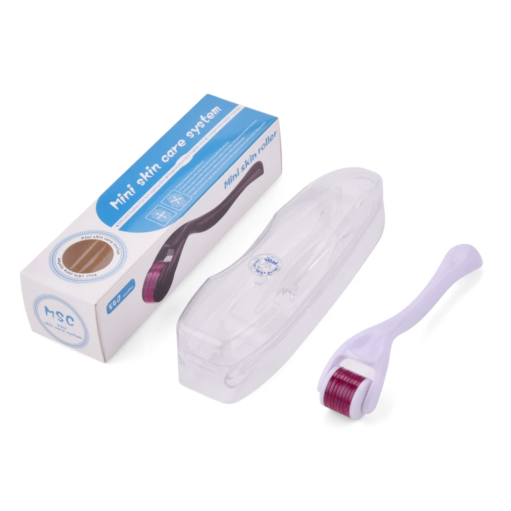 Профессиональное оборудование для красоты, титановый ролик ZGTS Derma 0,2/0,25 мм 192 игл для ухода за лицом и лечения выпадения волос