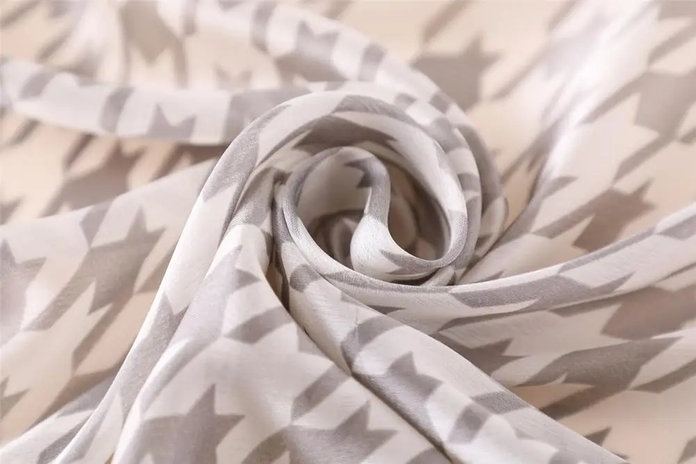 Женский шелковый шарф роскошный брендовый дизайн бандана новая Пашмина шаль с