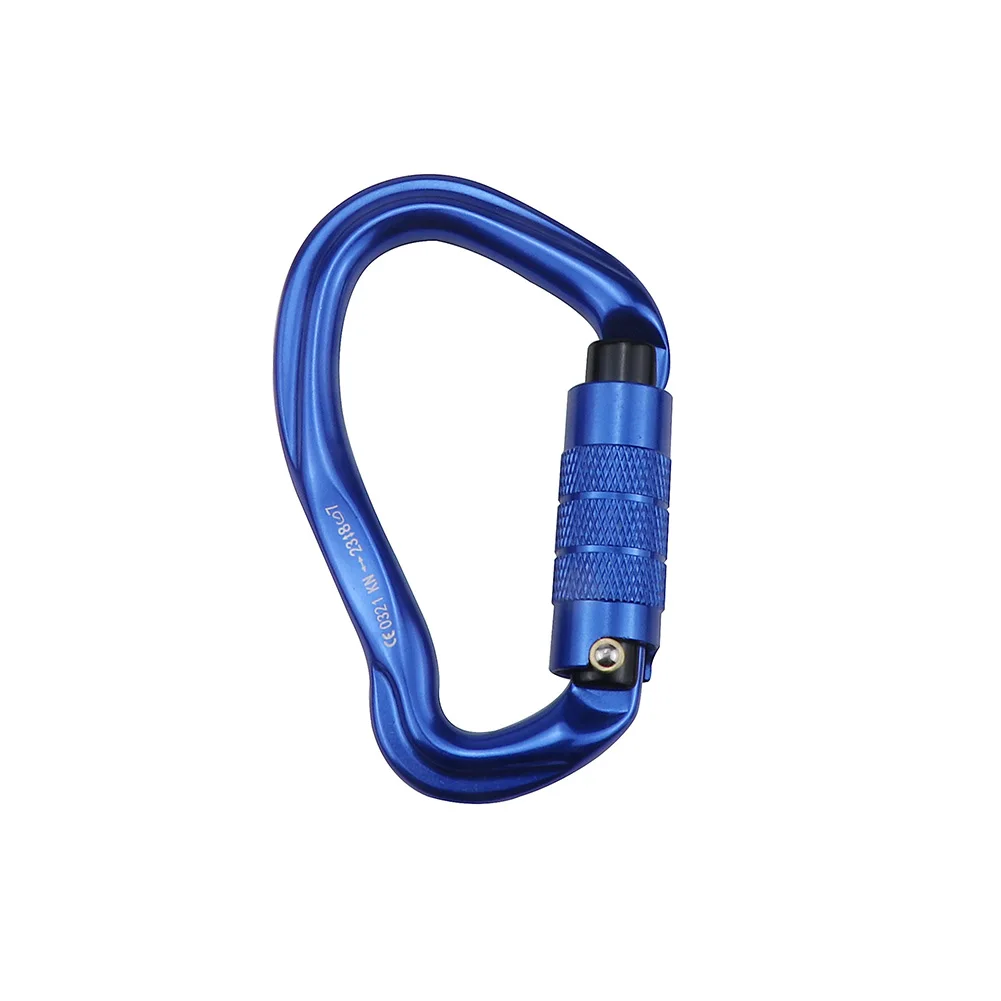 

Outdoor D-Shape Carabiner Safety Carabiner Hook Master Lock 25KN Rock Climbing Security Buckle Camping Climbing Accessories