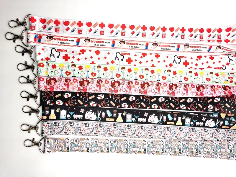 Лидер продаж новинка 20 шт. врач-медсестра ремешки для шеи держатель Бейджа
