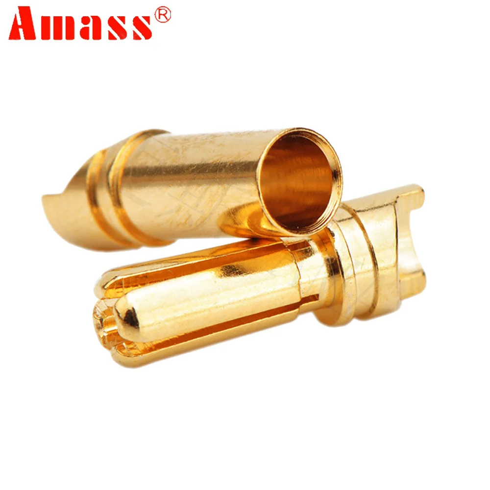 Amass GC 3514 3 5 мм Золотая пуля Разъем для RC ESC двигатель Lipo батарея Rc автомобиль