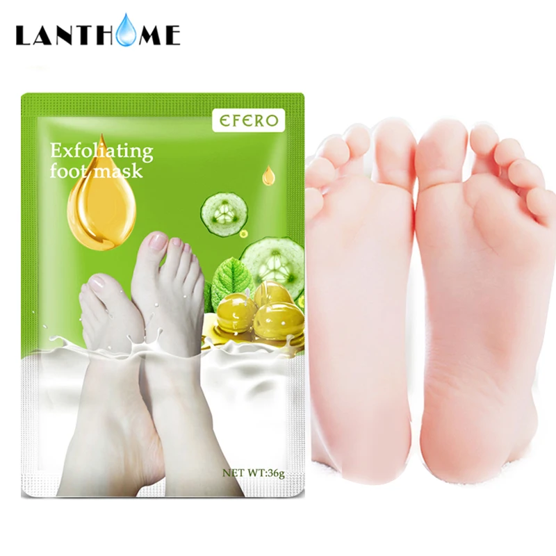 Efero 2 шт. = 1 пара носочков с маской для ног педикюр пилинг маска обновленная скраб