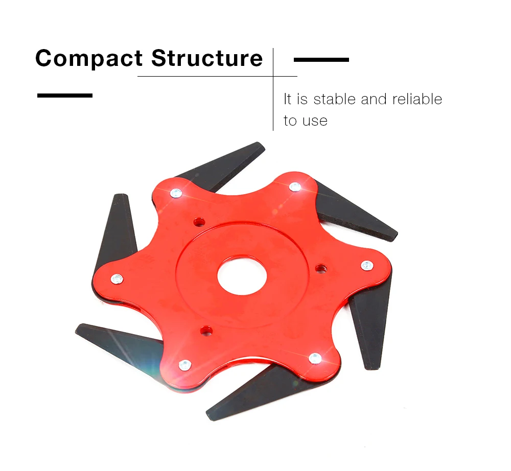 Новейший триммер для травы 6 зубов мотокусторез головка металлические лезвия