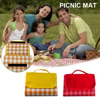 outdoor picnic blanket foldable waterproof sand proof with family carrying handle for beach park hiking edf