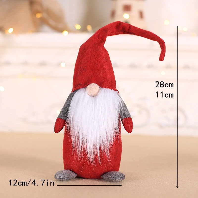 SDZS24201 Navidad фигурка, рождественские украшения для дома, рождественские куклы Санта-Клауса, новогодний adornos de navidad Natal, подарок для детей - Цвет: SDZS24201