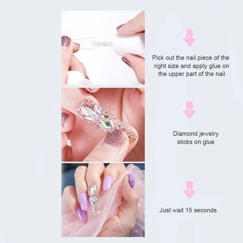 

Super Strong Nail Glue for Acrylic Nails and Press on Nails Adhesive for Girls MPwell