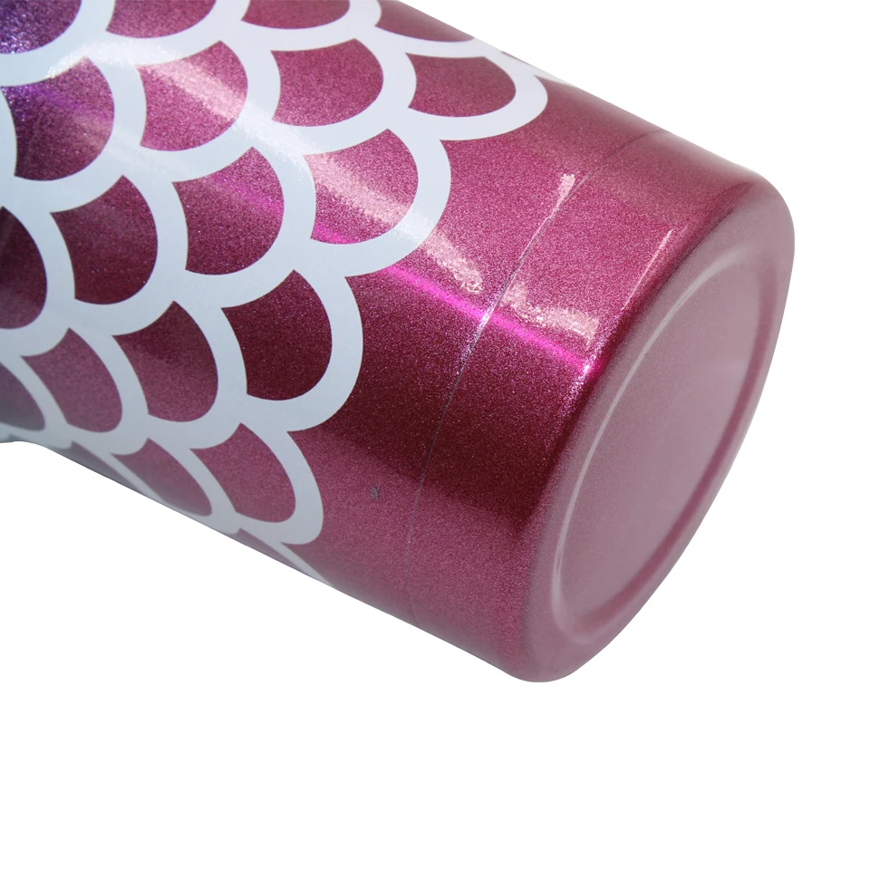 30 унций Русалочка стаканчики Тройная Изолированная нержавеющая сталь двойные