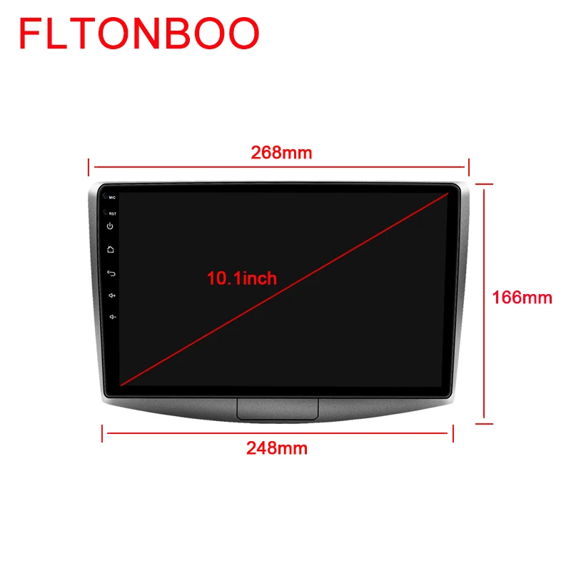 10 1 дюймовый Android автомобильный мультимедийный GPS навигатор радио плеер для Volkswagen