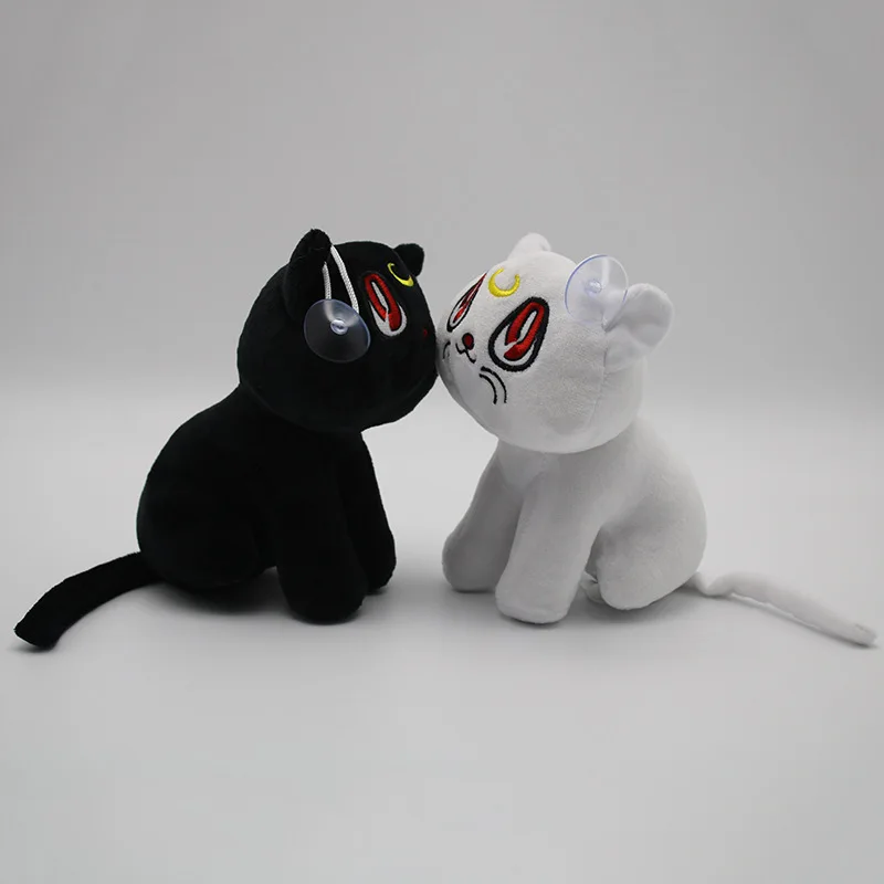 

NEW 18cm Anime Sailor Moon Cat Luna Artemis Stuffed Animals Plush Toy Soft Dolls For Children