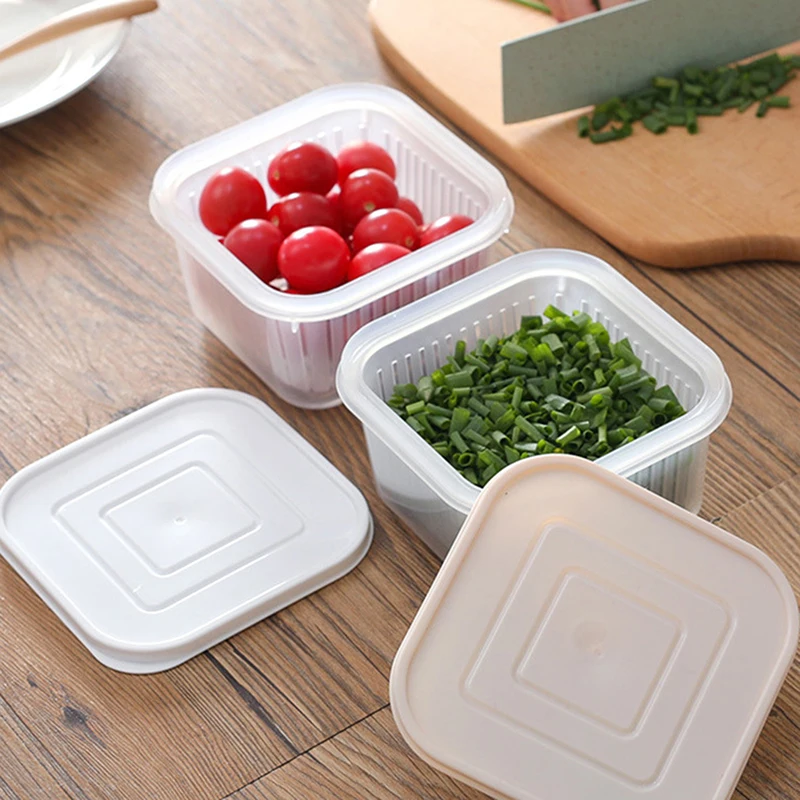 Кухонный Контейнер для хранения в холодильнике контейнер сохранения свежести