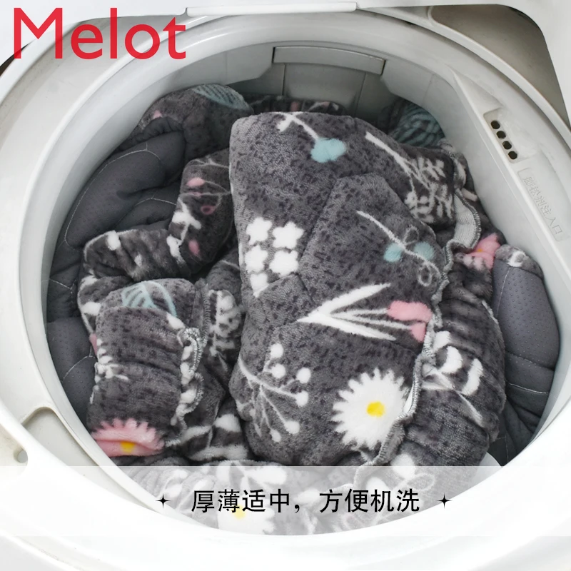 

Plush Pastoral Carpet Home Full-Bed Crawling Thickened Bedroom Bedside Mats Machine Washable Washable Living Room Decoration