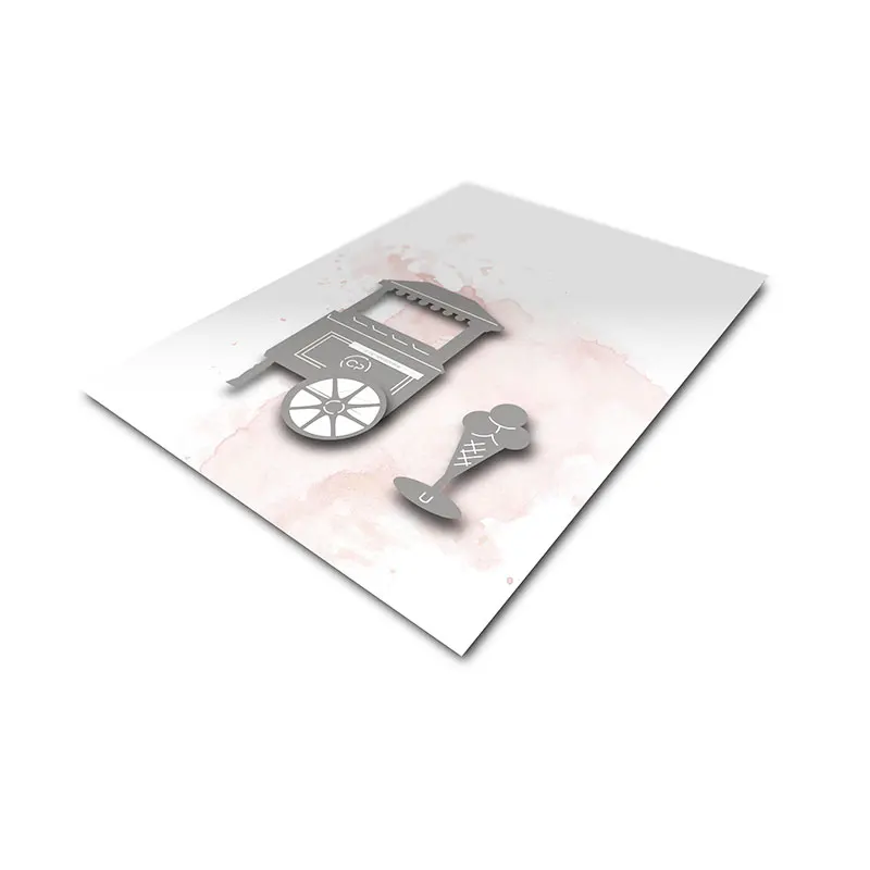 

Ramblerrose Ice cream bike die cutting dies and stamps scrapbook dariy decoration stencil embossing template diy greeting card