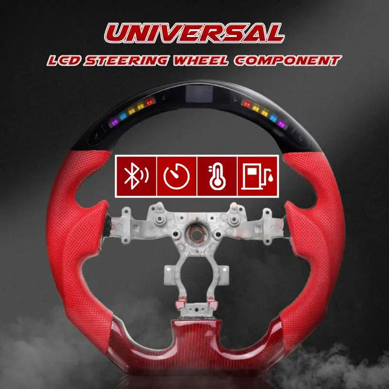 ホットディスカウント 34 ディスカウント 車の自動車レーシングステアリングホイールledディスプレイintellignet Obdモジュールキットユニバーサルアクセサリーledパフォーマンスステアリングホイール